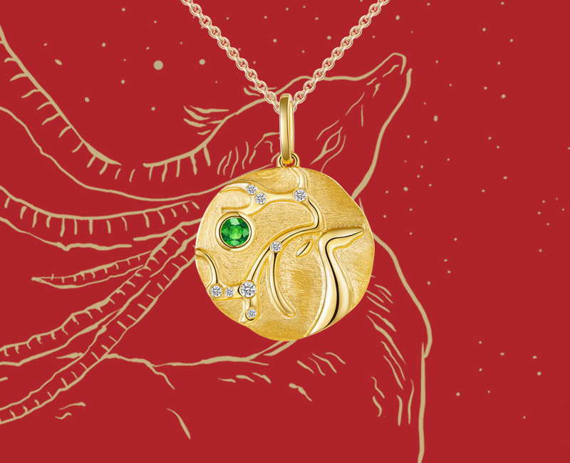 Collection Animaux fantastiques : fabrication de bijoux sur-mesure et collections propres en haute joaillerie.