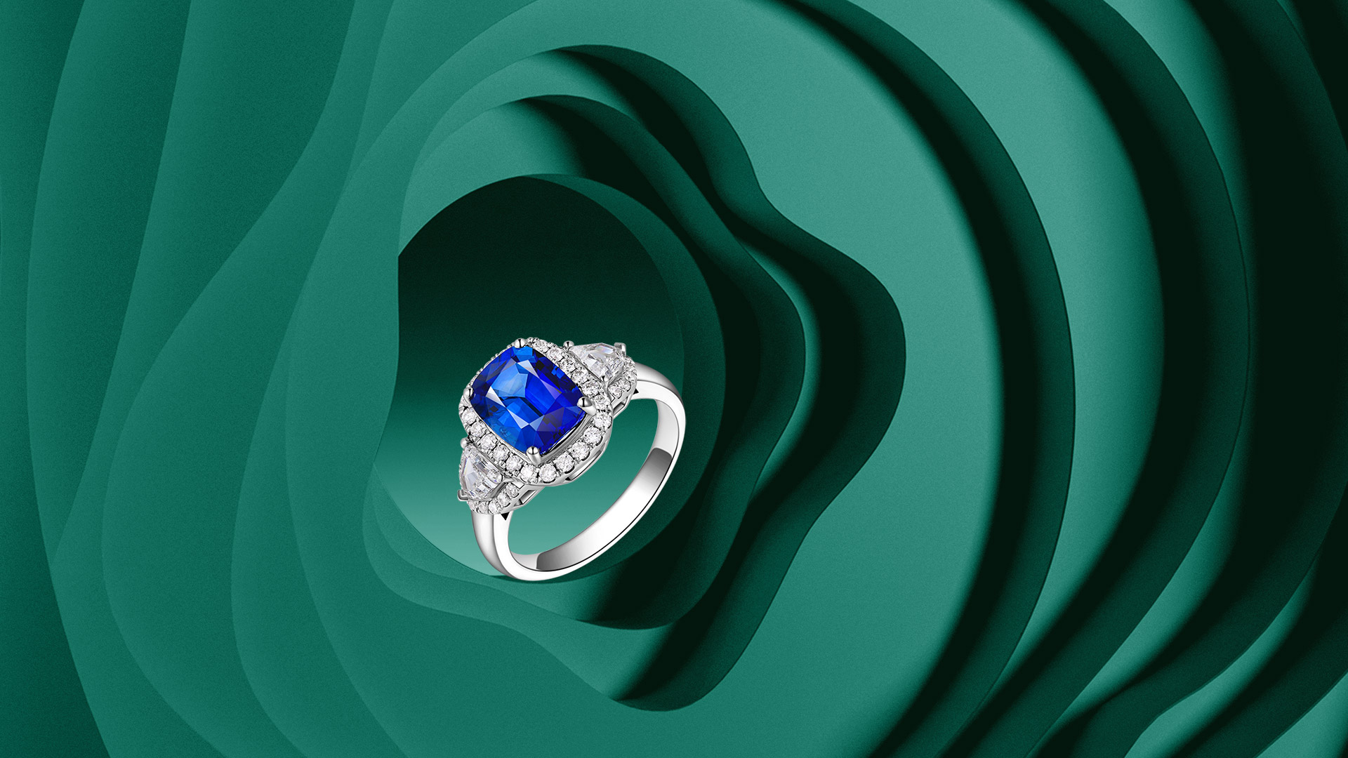 Collection Jardins fantastiques : fabrication de bijoux sur-mesure et collections propres en haute joaillerie.