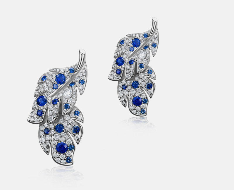 Collection Jardins fantastiques : fabrication de bijoux sur-mesure et collections propres en haute joaillerie.